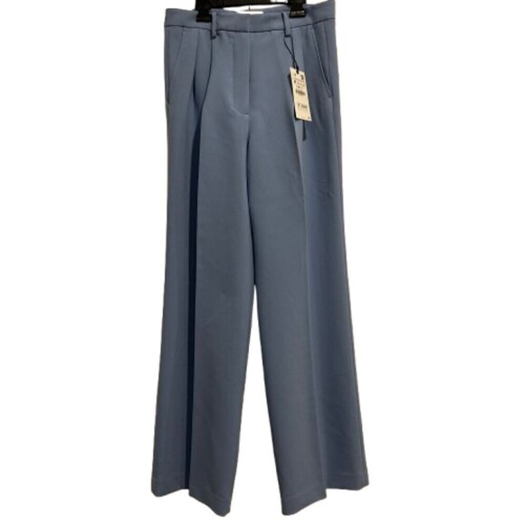 Zara Pants - Zara Pastel Blue Wide Leg Trousers Women’s Size Medium